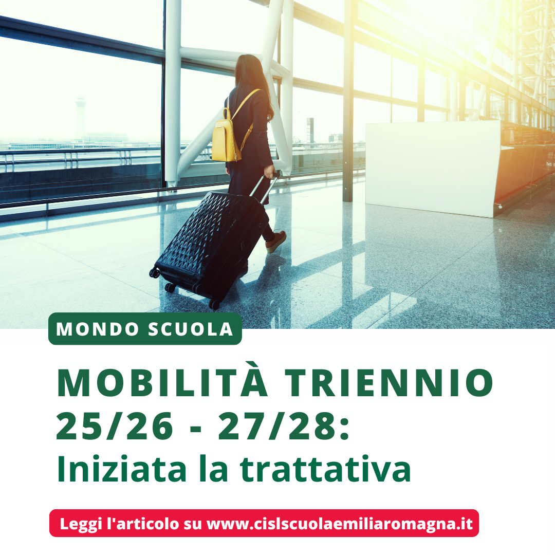 Mobilità Triennio 25/26- 27/28 – Iniziata la trattativa